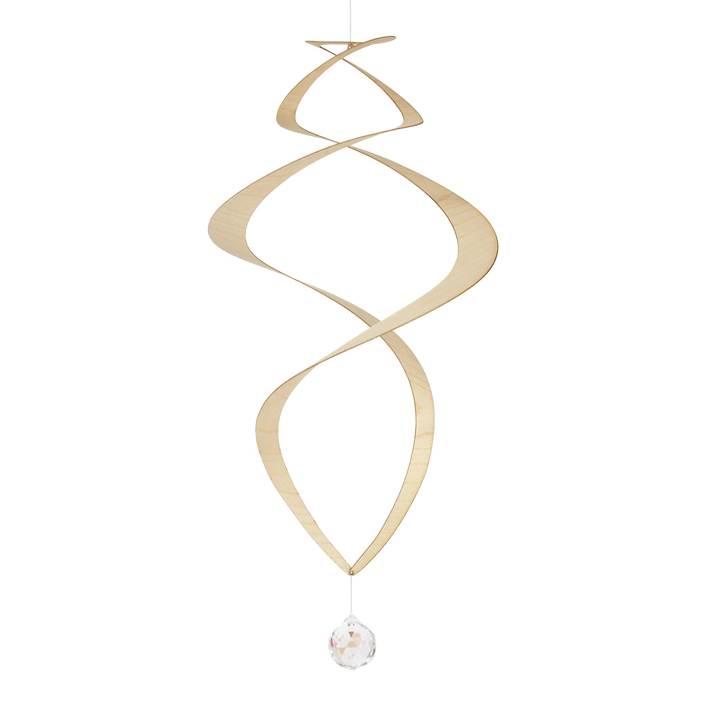 Furnierspirale mit Kristall Typ 2 Furnierspirale mit Kristall Typ 2