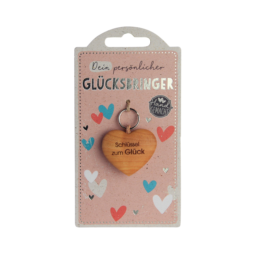 LuckyKeys: Herz flach "Schlüssel zum Glück" LuckyKeys: Herz flach "Schlüssel zum Glück"