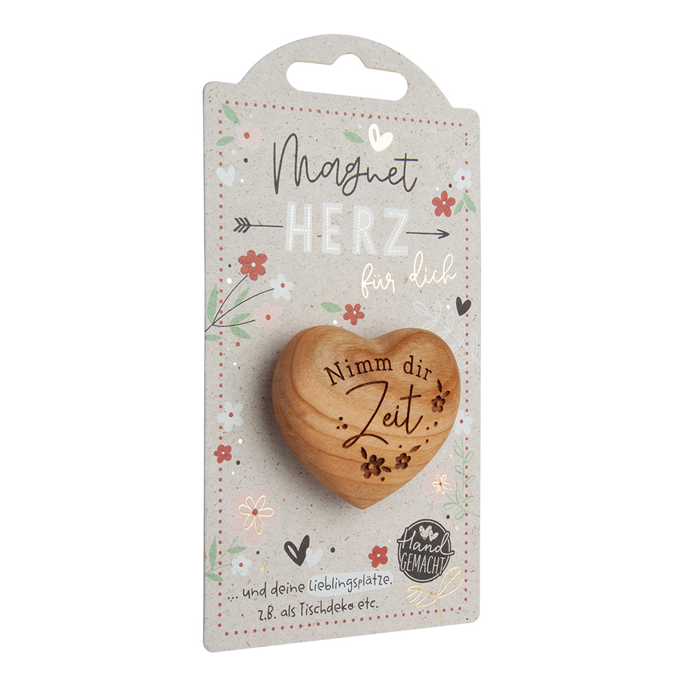LovelyHearts - mit Magnet: "Nimm dir Zeit" LovelyHearts - mit Magnet: "Nimm dir Zeit"