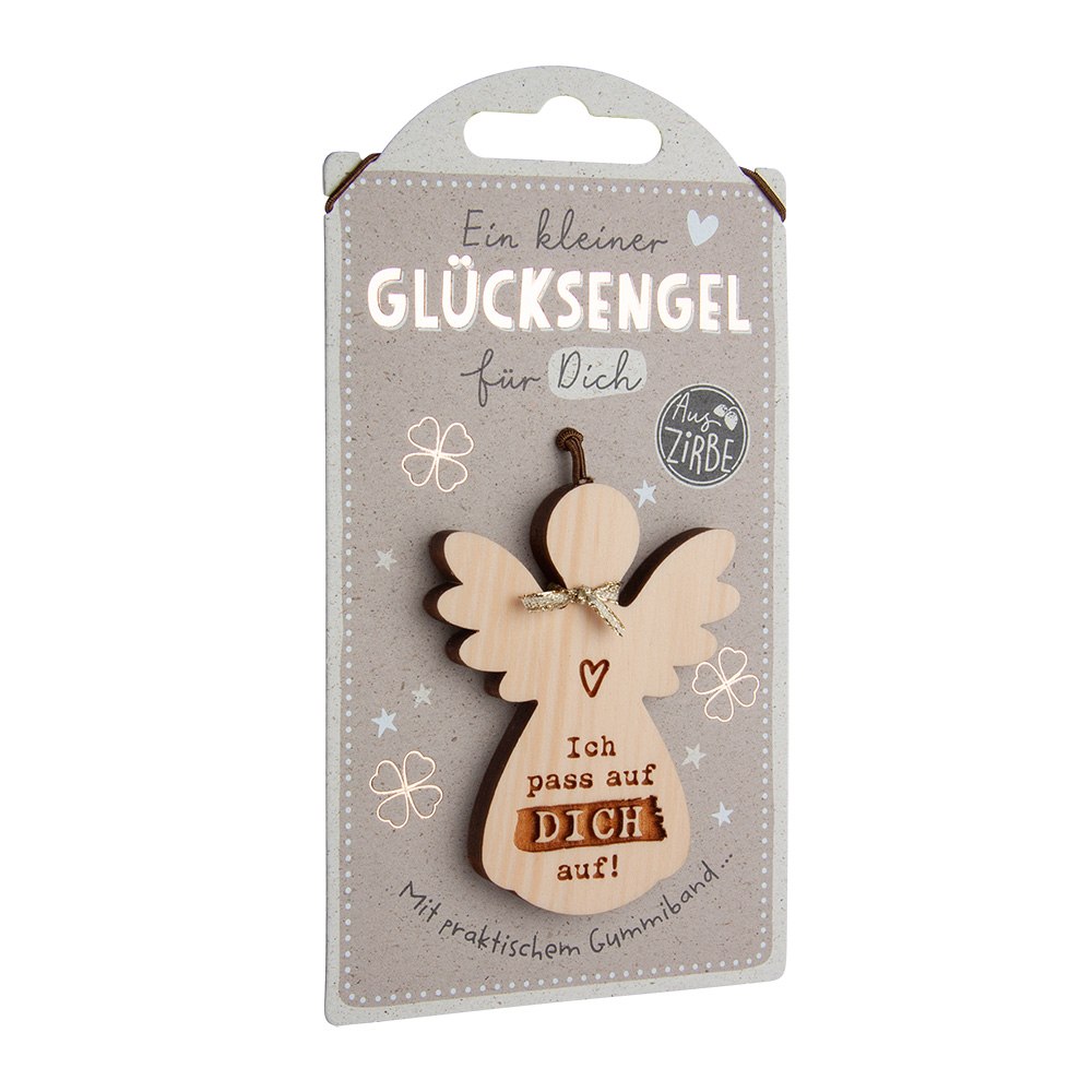 LuckyAngels - Engel aus Zirbe: "Ich pass auf..." LuckyAngels - Engel aus Zirbe: "Ich pass auf..."