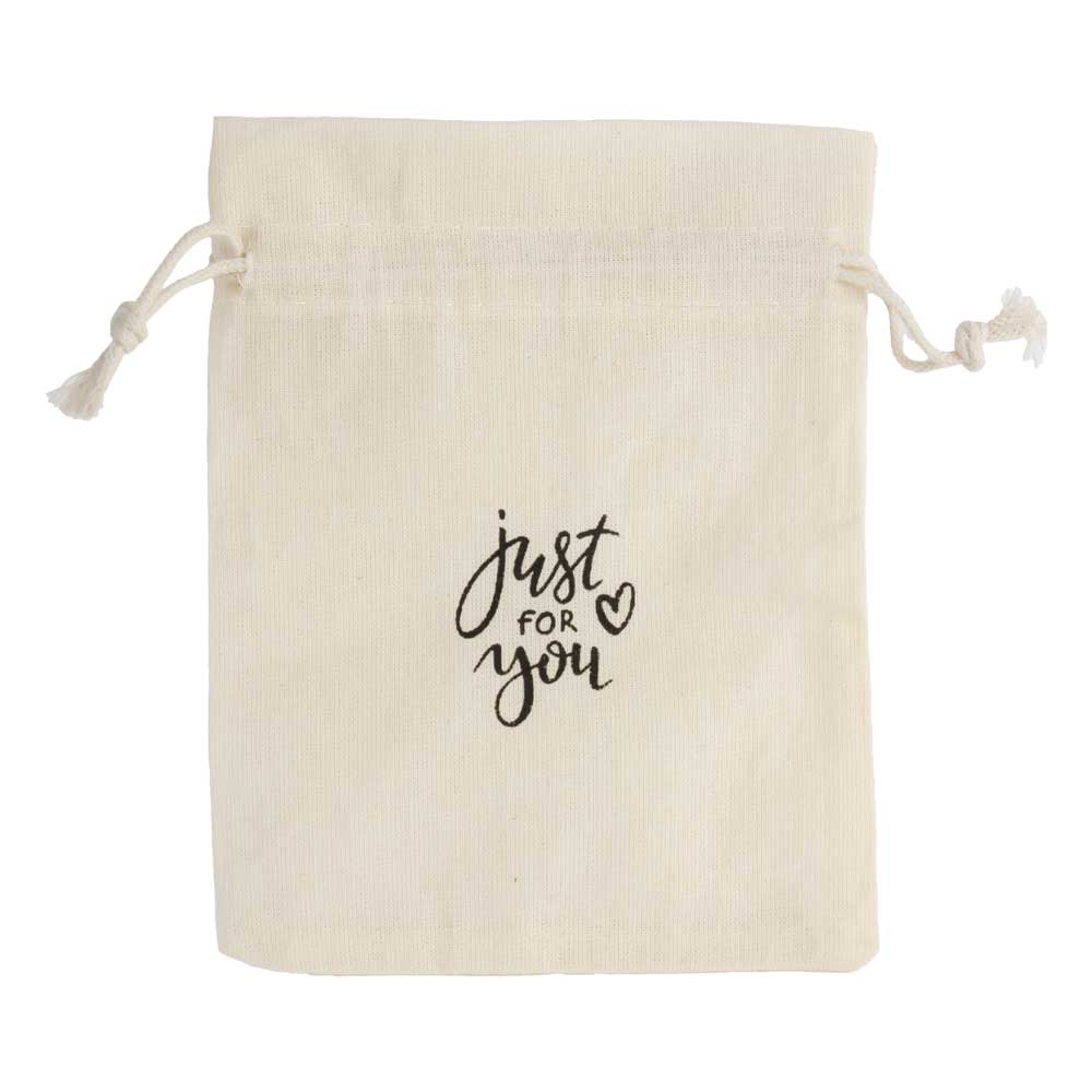 Baumwollsäckchen: "just for you"