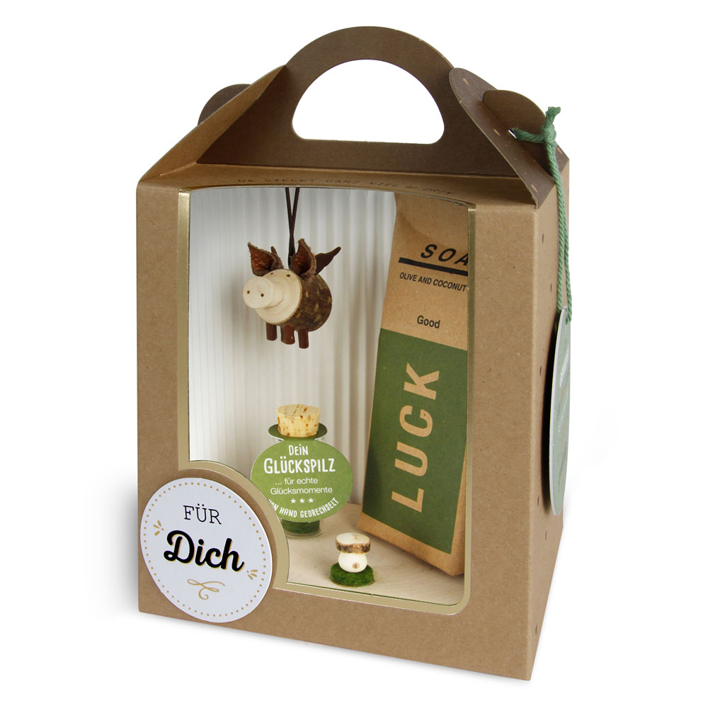 Geschenkbox: Möge das Glück mit dir sein Geschenkbox: Möge das Glück mit dir sein