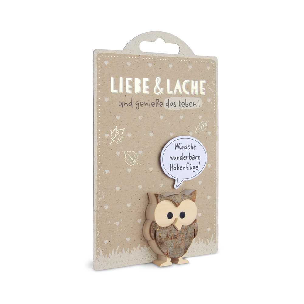 HappyAnimals - Liebe, Lache…, Eule: "Wünsche..." HappyAnimals - Liebe, Lache…, Eule: "Wünsche..."