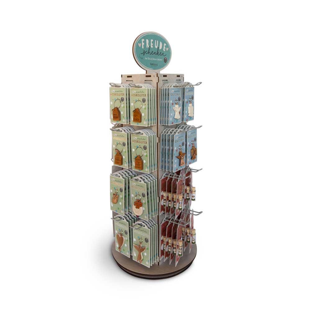 D6 Tischdisplay drehbar, Quattro doppelt, D6-442-1 D6 Tischdisplay drehbar, Quattro doppelt, D6-442-1