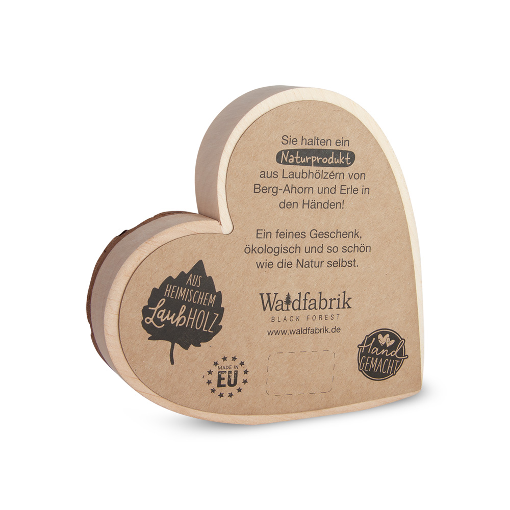 Rindenherz Yin-Yang Gr. 2: "Lebe, Liebe, Lache" Rindenherz Yin-Yang Gr. 2: "Lebe, Liebe, Lache"