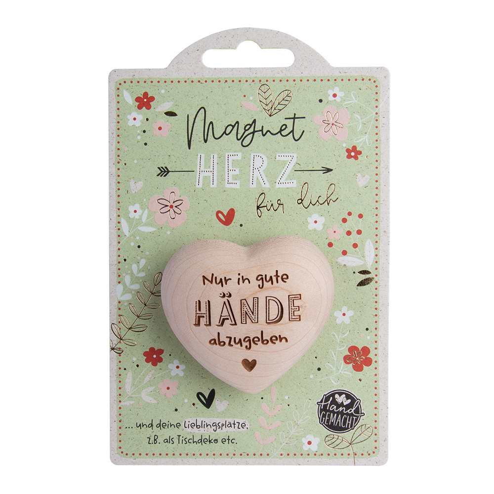 LovelyHearts - mit Magnet: "Nur in gute Hände..." LovelyHearts - mit Magnet: "Nur in gute Hände..."